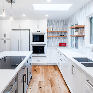 Lacey Construction - kitchen with oven and microwave